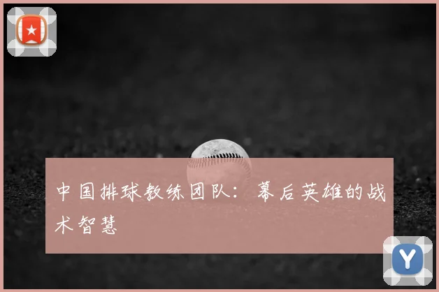 中国排球教练团队：幕后英雄的战术智慧
